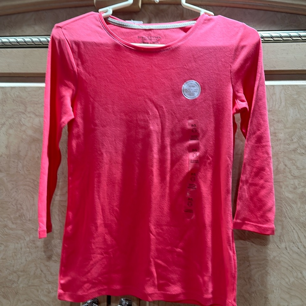 Charter Club Pima Cotton Luxury Top sz Petite Small new with tags